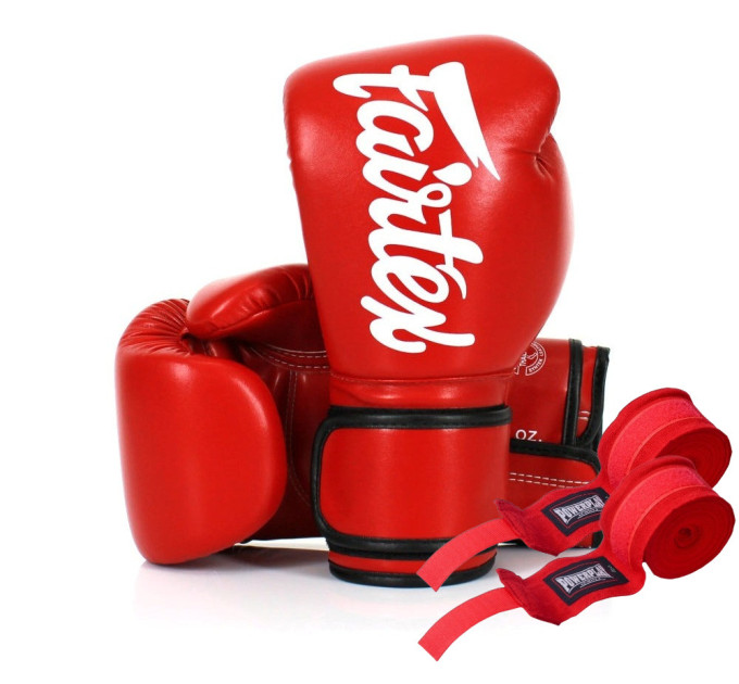 Боксерські рукавиці Fairtex BGV14 Red 14 унцій (бинти в комплекті) Боксерські рукавиці Fairtex BGV14 Red 14 унцій (бинти в комплекті)