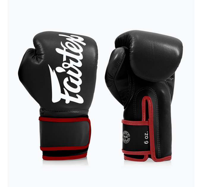 Боксерські рукавиці Fairtex BGV14 Black 16 унцій (бинти в комплекті)