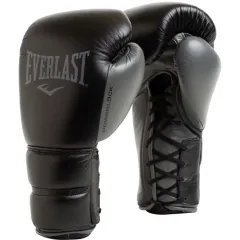 Боксерські рукавиці Everlast Powerlock 2 Pro Lace Чорний 12 унцій (896910-70-312 12)