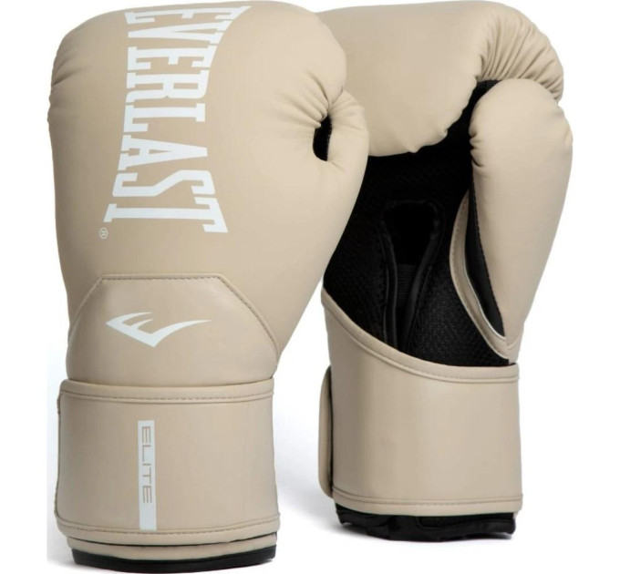 Боксерські рукавиці Everlast ELITE 2 BOXING GLOVES бежевий Уні 14 унцій P00003316 14