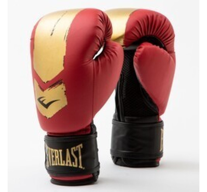Боксерські рукавиці Everlast PROSPECT YOUTH BOXING GLOVES Червоний, Золотий Діт 8 унцій (925380-70-48)