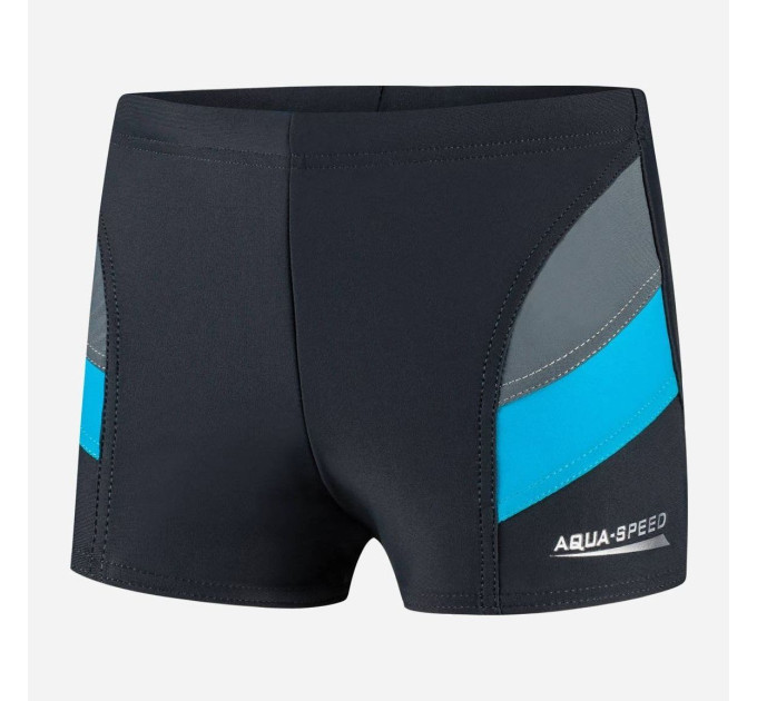 Плавки Aqua Speed Andy 6434 (349-32) 116 см Сірий/Синій (5908217664341)