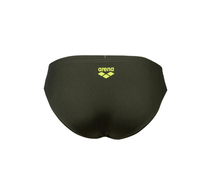 Плавки-сліпи для хлопчиків Arena POSEIDONIA SWIM BRIEFS темно-зелений, жовтий Діт 164 см 009009-306 164