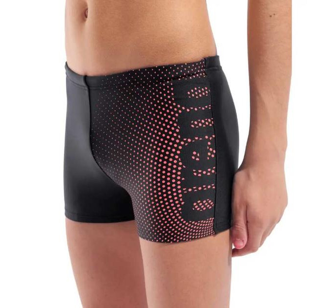 Плавки-шорти для хлопчиків Arena DIM LIGHT SWIM SHORT Чорний, Кораловий 140 см (008147-504 140)