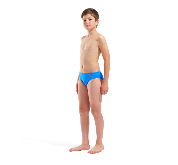Плавки-сліпи для хлопчиків Arena POSEIDONIA SWIM BRIEFS Блакитний, Жовтий 164 см (009009-806 164)