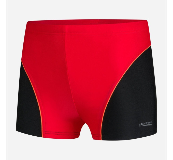 Плавки Aqua Speed Leo 7433 (308-16) 146 см Червоний/Чорний (5908217674364)