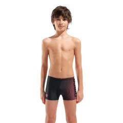 Плавки-шорти для хлопчиків Arena DIM LIGHT SWIM SHORT Чорний, Кораловий 164 см (008147-504 164)