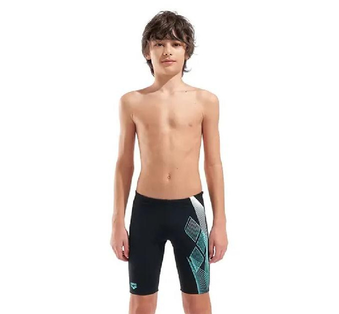 Плавки-шорти для хлопчиків Arena SEA WATER SWIM JAMMER Чорний, Бірюзовий 152 см (008995-508 152)