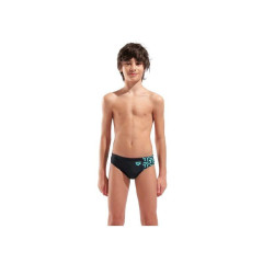 Плавки-сліпи для хлопчиків Arena KIKKO V SWIM BRIEFS GRAPHIC Чорний, Бірюзовий 128 см (006722-508 128)