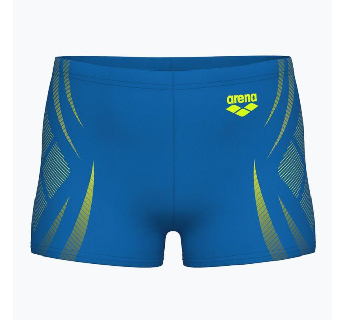 Плавки-шорти для хлопчиків Arena POSEIDONIA SWIM SHORT Блакитний, Жовтий 128 см (009008-806 128)