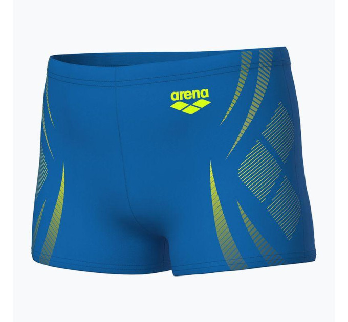 Плавки-шорти для хлопчиків Arena POSEIDONIA SWIM SHORT Блакитний, Жовтий 140 см (009008-806 140)