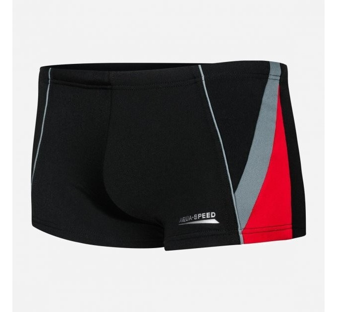 Плавки-боксери для хлопчиків Aqua Speed DIEGO 4539 чорний, сірий, червоний Діт 158 5908217645395 Плавки-боксери для хлопчиків Aqua Speed DIEGO 4539 чорний, сірий, червоний Діт 158 5908217645395