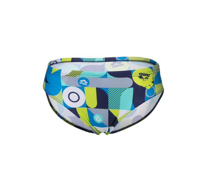 Плавки-сліпи для хлопчиків Arena WALLPAPER SWIM BRIEFS мультиколор Діт 140 см 009096-750 140