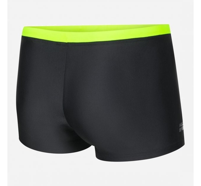 Плавки-боксери для хлопчиків Aqua Speed MAX 8629 чорний, зелений Діт 140см 5908217686299