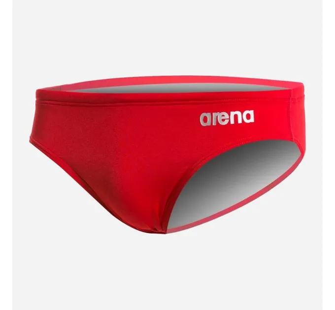 Плавки-сліпи для хлопчиків Arena TEAM SWIM BRIEFS SOLID Червоний, Білий 164см (004774-450)