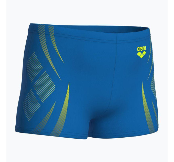 Плавки-шорти для хлопчиків Arena POSEIDONIA SWIM SHORT Блакитний, Жовтий 164 см (009008-806 164)