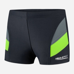 Плавки Aqua Speed Andy 349-38 122 см Чорний/Сірий/Зелений (5908217655981)