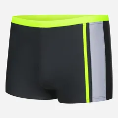 Плавки-боксери для хлопчиків Aqua Speed MAX 8628 чорний, зелений Діт 134см (542-138 134)