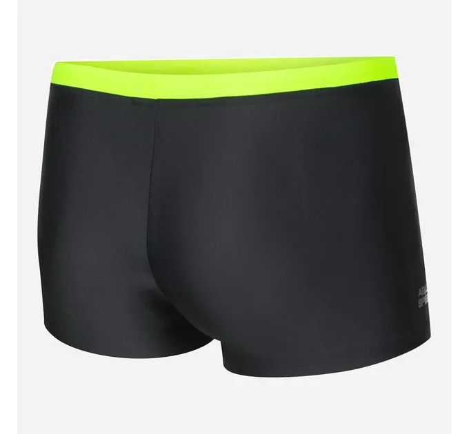 Плавки-боксери для хлопчиків Aqua Speed MAX 8628 чорний, зелений Діт 134см (542-138 134)