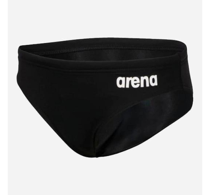 Плавки-сліпи для хлопчиків Arena TEAM SWIM BRIEFS SOLID Чорний, Білий 116 см (004774-550 116)