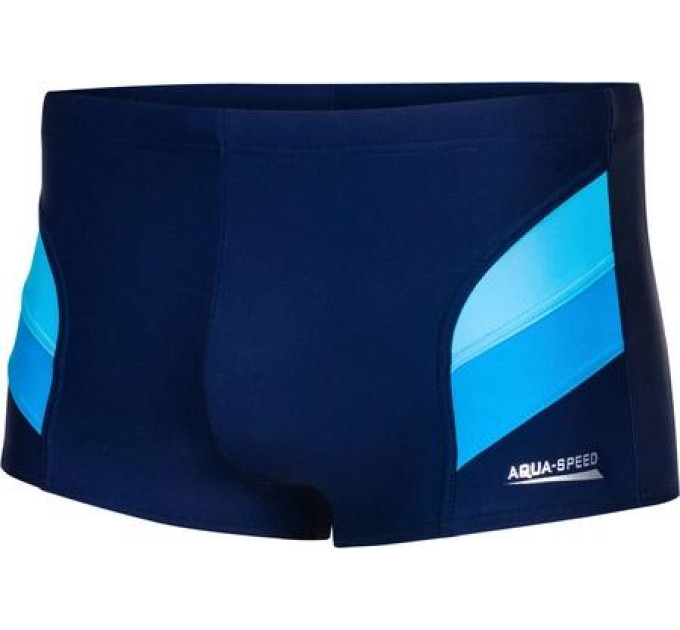 Плавки-боксери для чоловіків Aqua Speed ARON синій Чоловічі XL (82-88 см) 338-42 XL Плавки-боксери для чоловіків Aqua Speed ARON синій Чоловічі XL (82-88 см) 338-42 XL