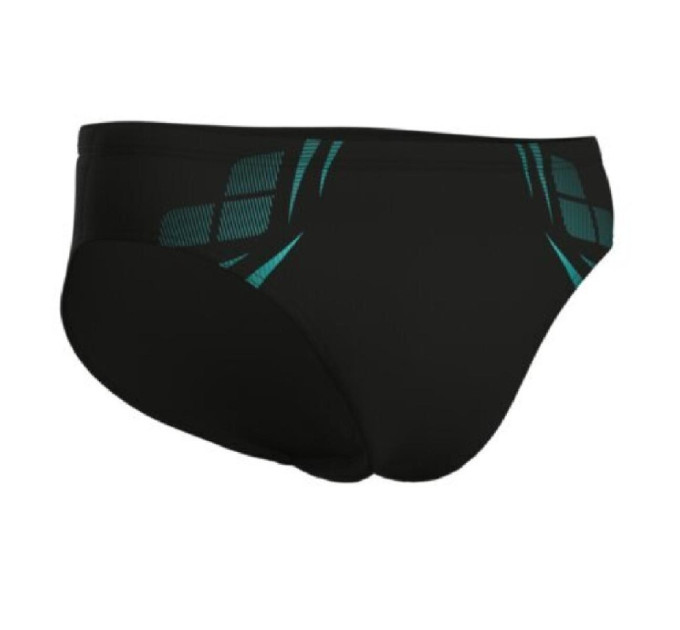 Плавки-сліпи чоловічі Arena POSEIDONIA SWIM BRIEFS Чорний, Бірюзовий 110 (009075-508 110)