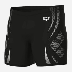 Плавки-шорти чоловічі Arena POSEIDONIA SWIM MID JAMMER Чорний, Білий 110 (009091-501 110)