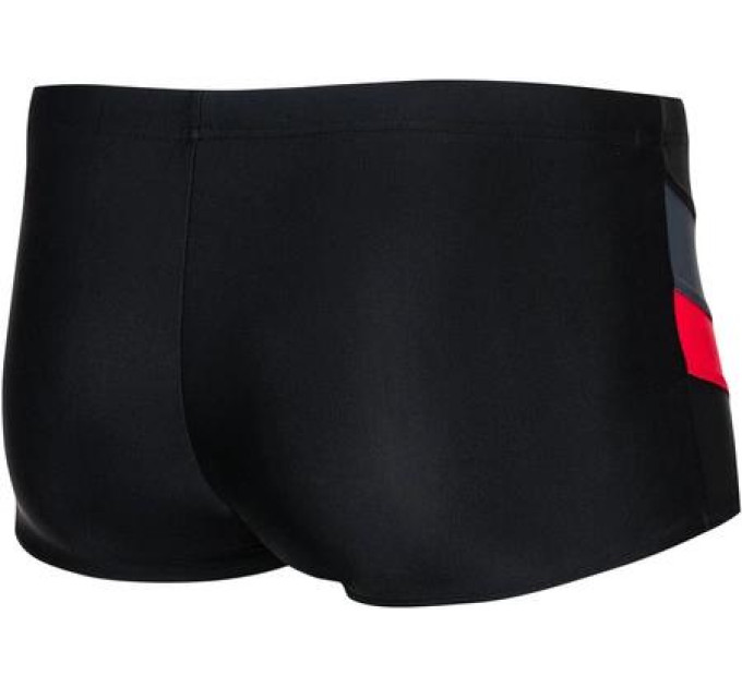 Плавки-боксери для чоловіків Aqua Speed ARON чорний, червоний Чоловічі 4XL (98-106 см) 338-16 4XL