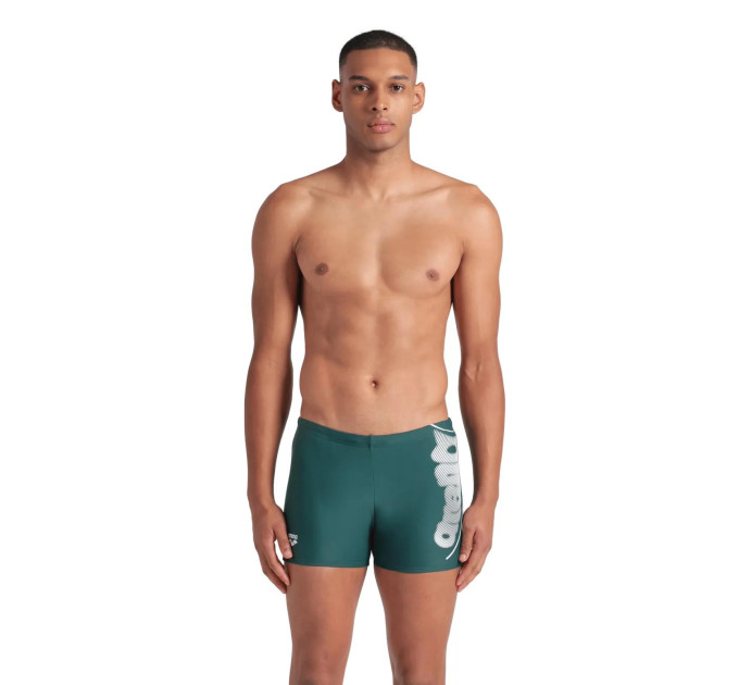 Плавки-шорти для чоловіків Arena BRIGHT GLARE SWIM SHORT зелений, білий Чол 85 008941-601 85