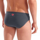 Плавки-сліпи чоловічі Arena POSEIDONIA SWIM BRIEFS Сірий, Рожевий 80 (009075-504 80)