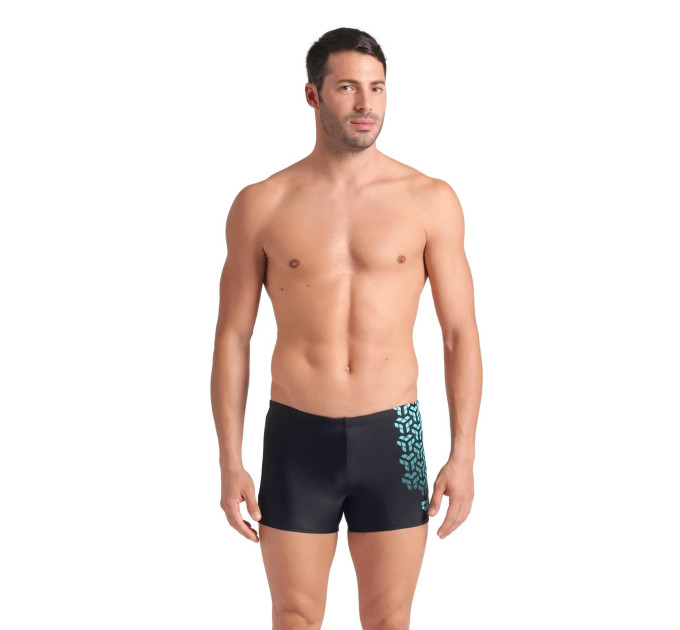 Плавки-шорти для чоловіків Arena KIKKO V SWIM SHORT чорний, зелений Чол 80 006703-508 80