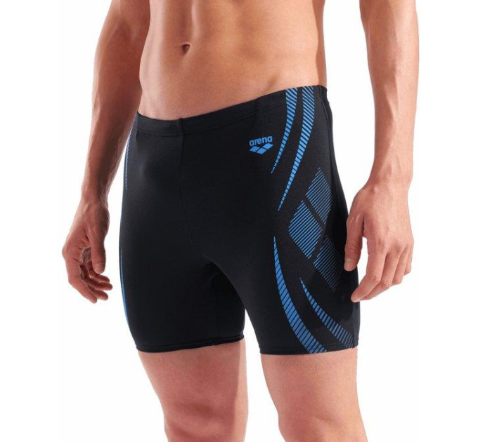 Плавки-шорти чоловічі Arena POSEIDONIA SWIM MID JAMMER Чорний, Бірюзовий 95 (009091-508 95)