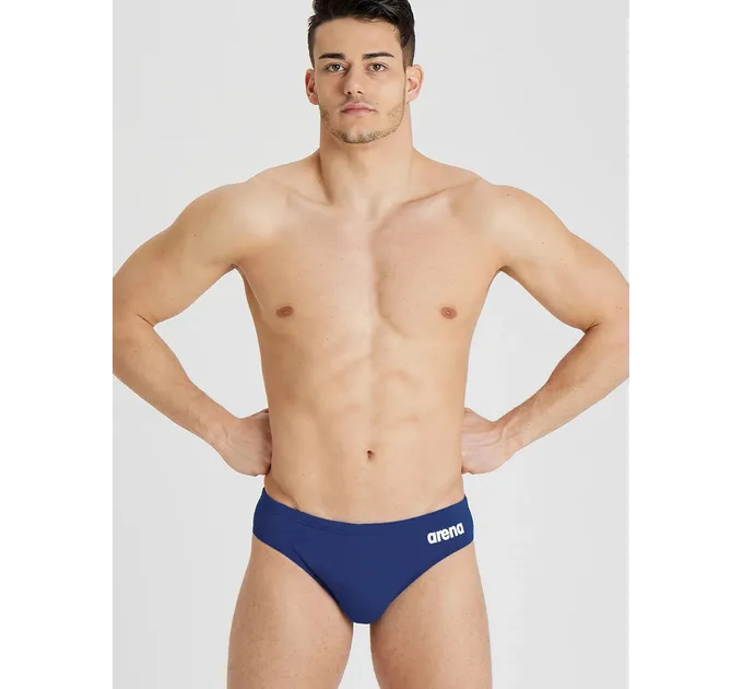 Плавки Arena Men's Team Swim Briefs Solid Navy-White Синій 85 (004773-750) Плавки Arena Men's Team Swim Briefs Solid Navy-White Синій 85 (004773-750)