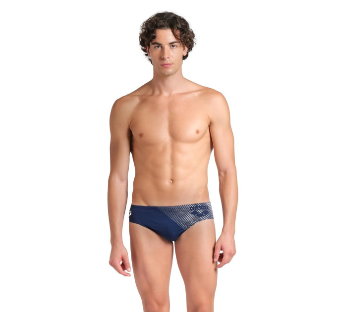 Плавки-сліпи для чоловіків Arena FOGGY DOTS SWIM BRIEFS темно-синій, білий Чол 80 008482-701 80