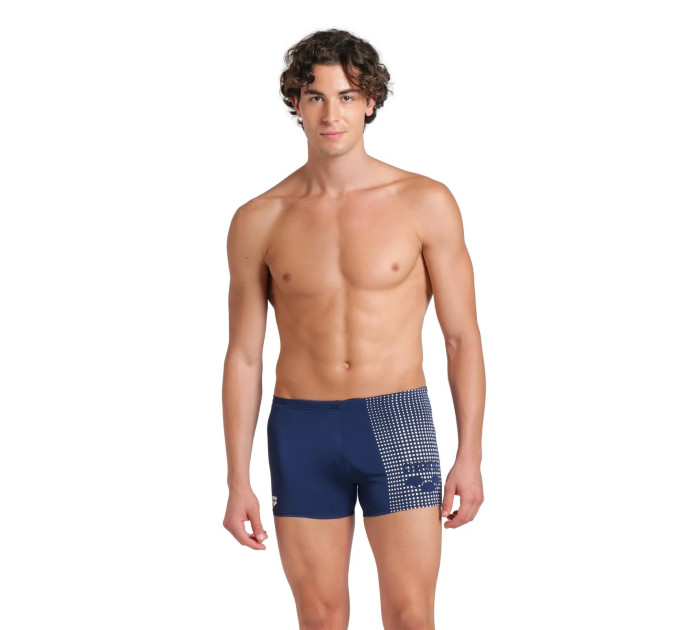 Плавки-шорти для чоловіків Arena FOGGY DOTS SWIM SHORT синій, білий Чол 85 008483-701 85