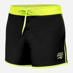 Шорти для плавання Aqua Speed AXEL чорний, жовтий Чол XXL (98-104 см) 5905718608720