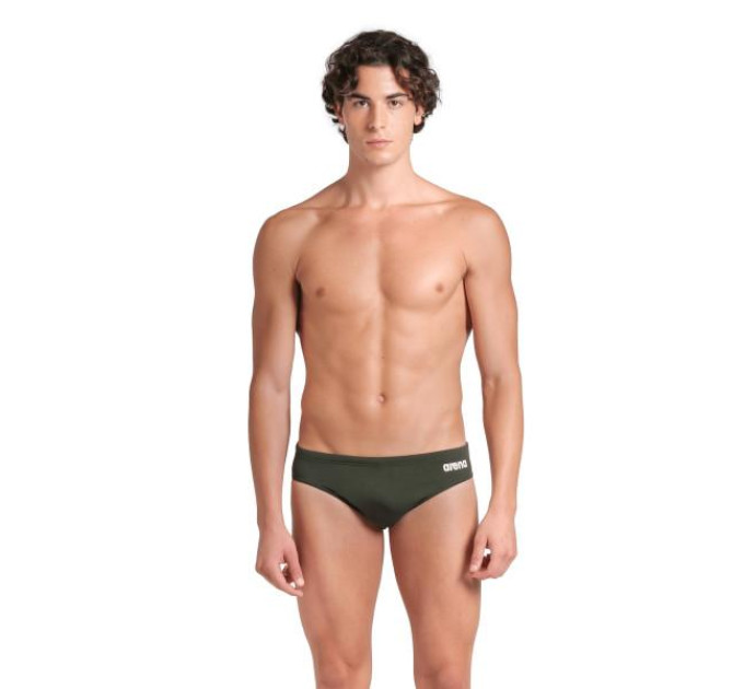 Чоловічі Плавки-сліпи Arena TEAM SWIM BRIEFS SOLID оливковий Чол 100 004773-660 100