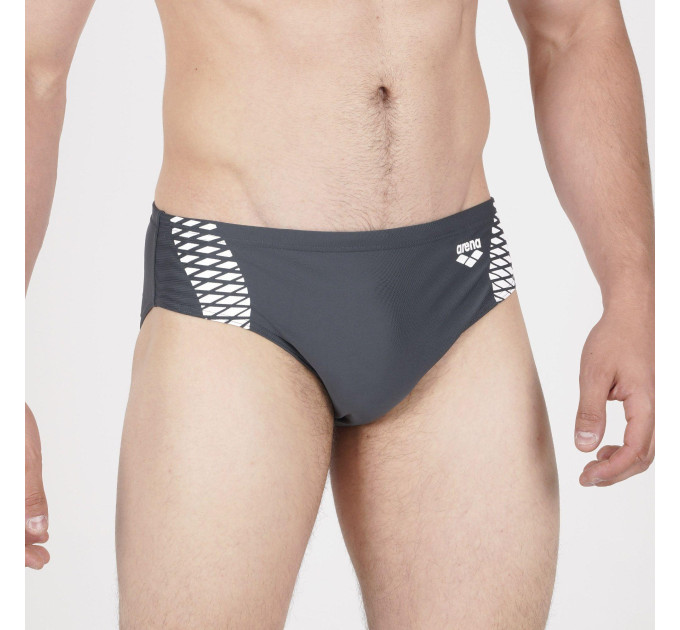 Плавки-сліпи чоловічі Arena OPENINGS SWIM BRIEFS Сірий, Білий 100 (008065-501 100)