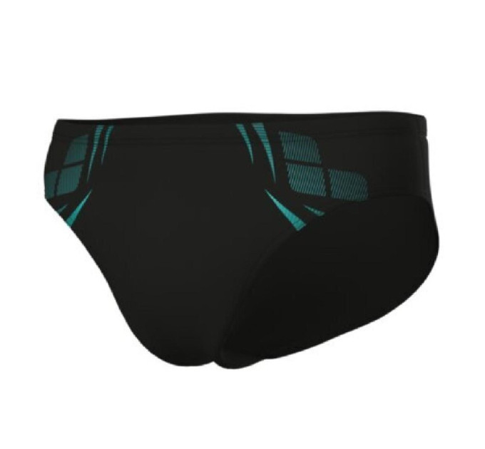 Плавки-сліпи чоловічі Arena POSEIDONIA SWIM BRIEFS Чорний, Бірюзовий 100 (009075-508 100)