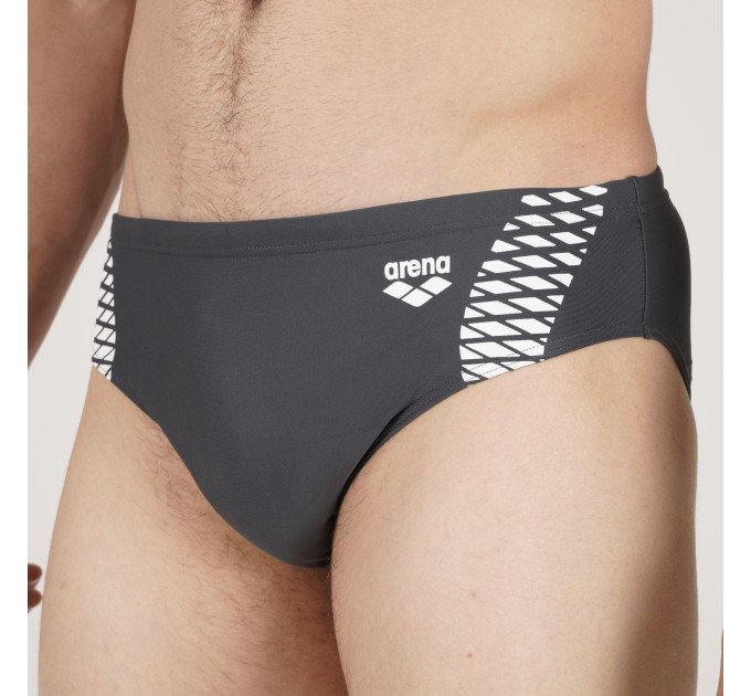 Плавки-сліпи чоловічі Arena OPENINGS SWIM BRIEFS Сірий, Білий 105 (008065-501 105)