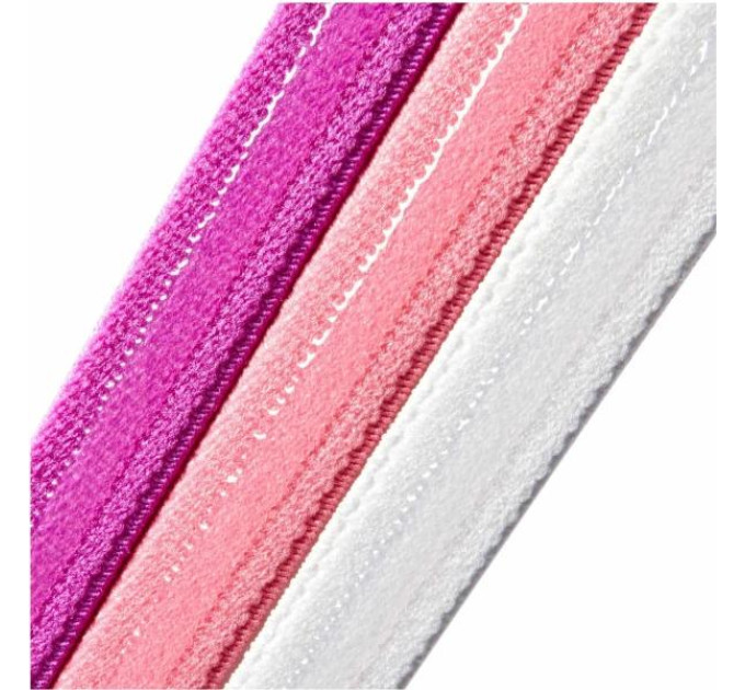 Пов'язки на голову Adidas Hairbands 3pk Рожевий, Фіолетовий, Білий One Size (ADAC-16198)
