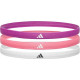 Пов'язки на голову Adidas Hairbands 3pk Рожевий, Фіолетовий, Білий One Size (ADAC-16198)