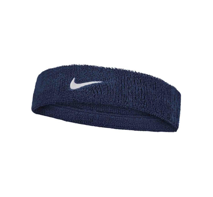 Пов'язка на голову Nike SWOOSH CLASSIC HEADBAND темно-синій Універсальна One Size N.101.2407.463.OS Пов'язка на голову Nike SWOOSH CLASSIC HEADBAND темно-синій Універсальна One Size N.101.2407.463.OS