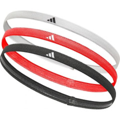 Пов'язки на голову Adidas Hairbands 3pk Чорний, Білий, Червоний One Size (ADAC-16200-NL)