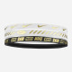 Пов'язка на голову Nike W HEADBANDS 3.0 3 PK METALLIC білий, чорний Уні One Size N.100.4527.112.OS