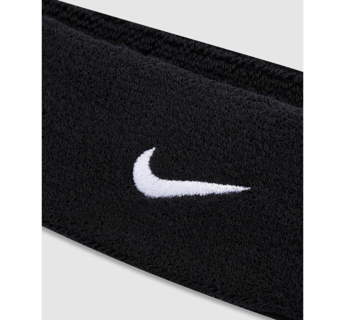 Пов'язка на голову Nike SWOOSH HEADBAND Чорний OSFM (N.NN.07.010.OS)