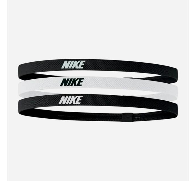 Пов'язка на голову Nike Headbands 2.0 3PK чорний, білий Уні One Size N.100.4529.036.OS