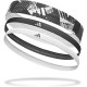 Жіночі Пов'язки на голову Adidas Hairbands (Graphic) 3pk Білий, Чорний One Size (ADAC-16161)