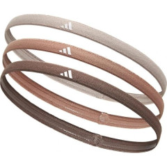 Пов'язки на голову Adidas Hairbands 3pk Коричневий, Бежевий One Size (ADAC-16205)