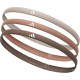 Пов'язки на голову Adidas Hairbands 3pk Коричневий, Бежевий One Size (ADAC-16205)